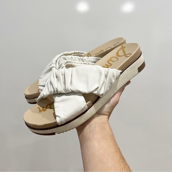 Sam Edelman White Sandals - Picture 1 of 14